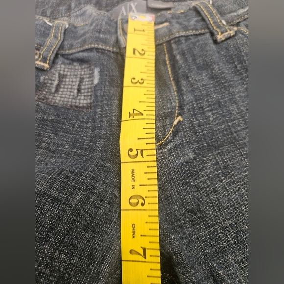 Vintage Armani Exchange-Women's Denim Straight Leg Classic Blue 4 - Picture 4 of 10